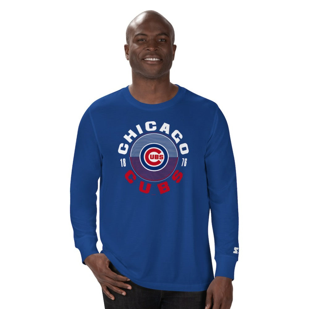 Chicago Cubs Starter Halftime Long Sleeve T-Shirt Near Me
