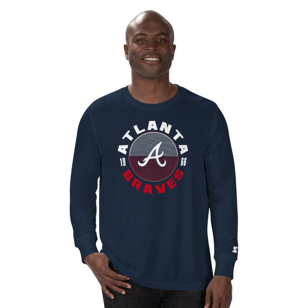 Atlanta Braves Starter Halftime Long Sleeve T-Shirt Sale