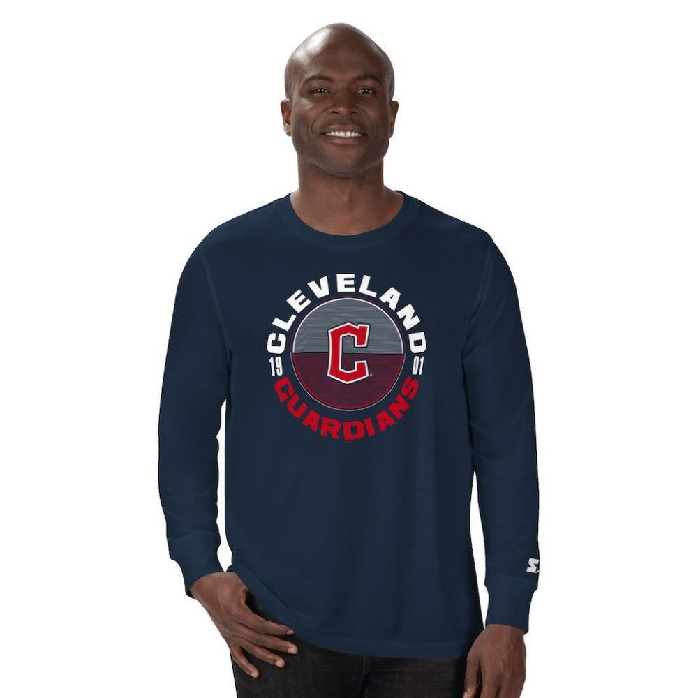 Cleveland Guardians Starter Halftime Long Sleeve T-Shirt Online
