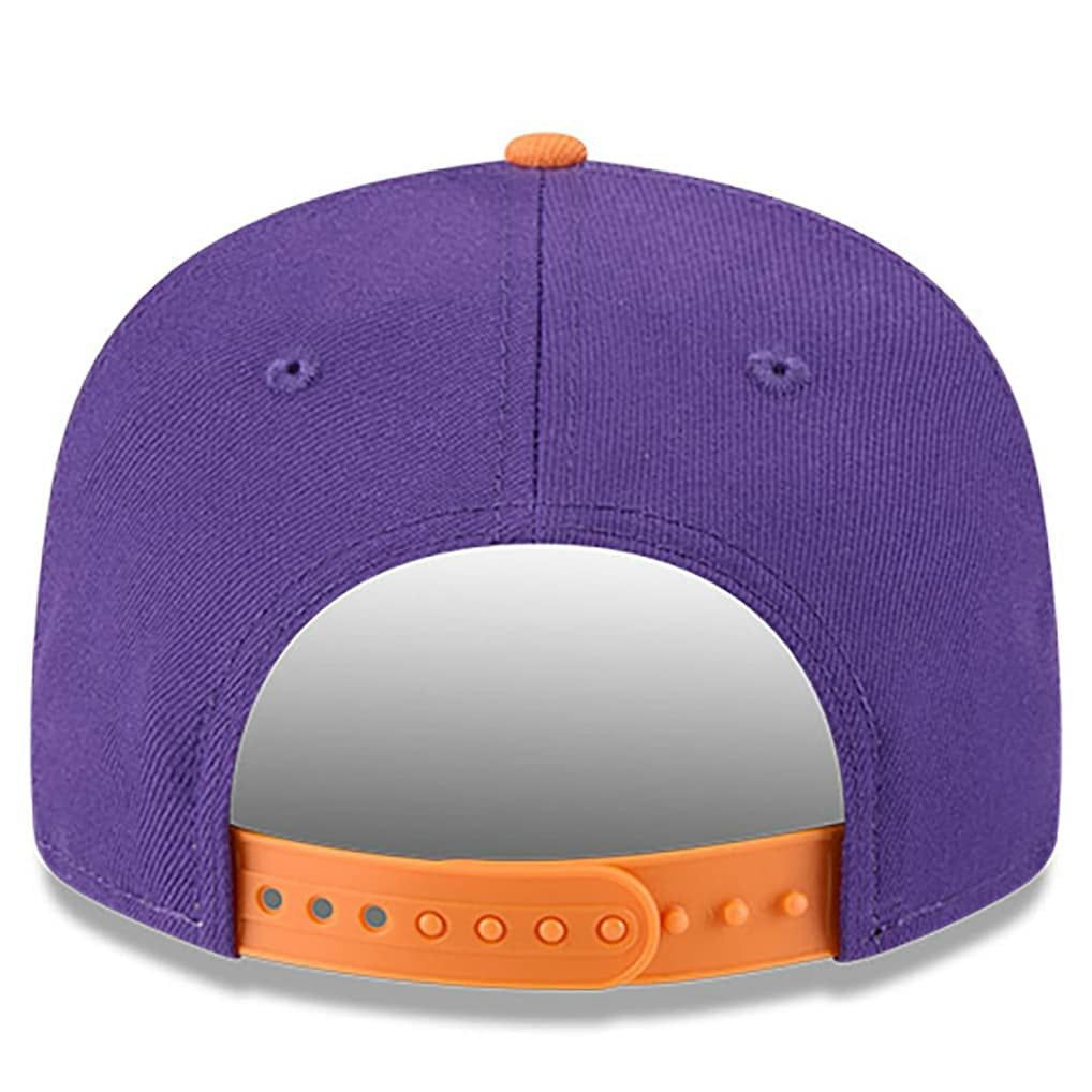 Las Vegas Raiders New Era Youth Nickelodeon Slime 9FIFTY Snapback Hat Purple/Orange - NFL