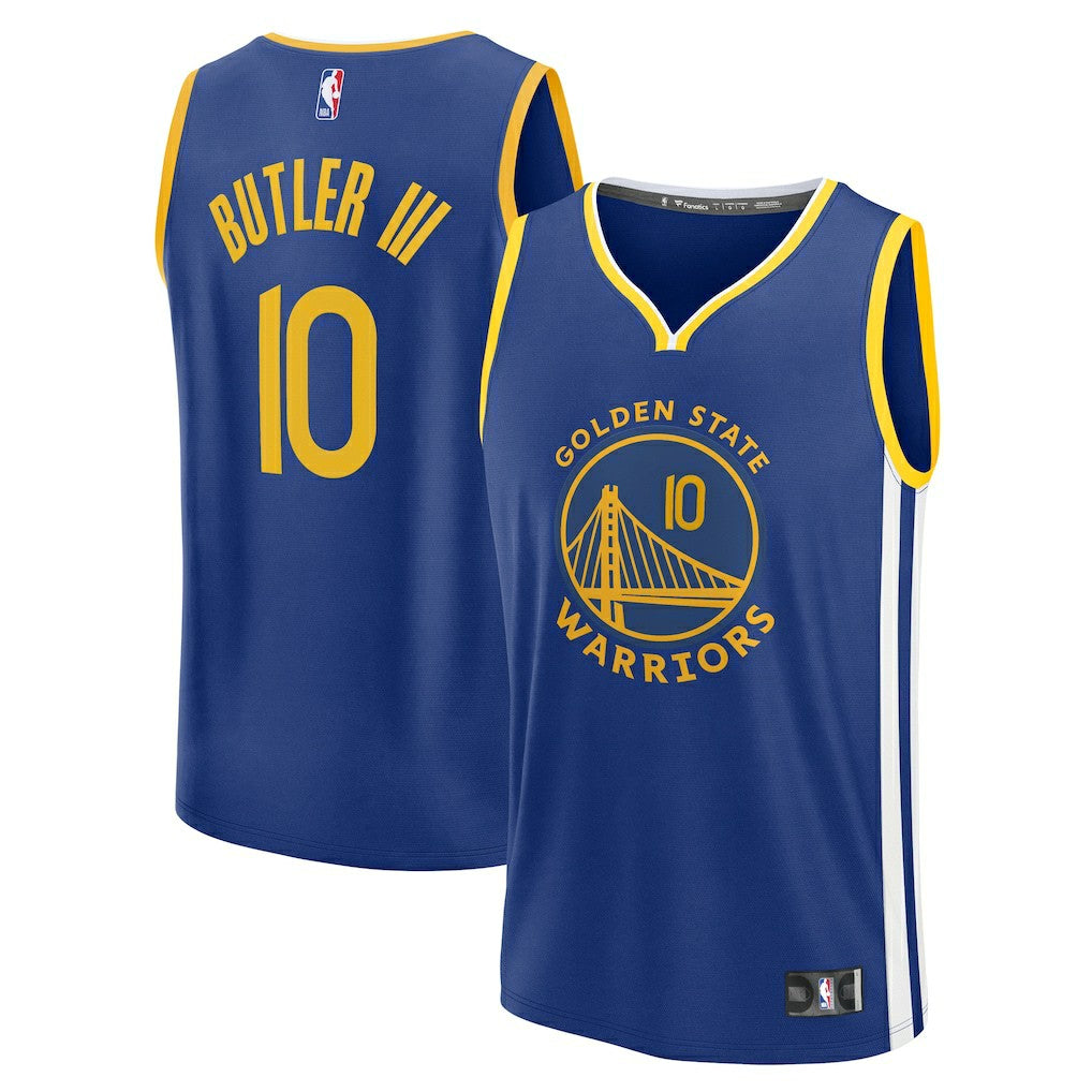 Fanatics - Jimmy Butler III Golden State Warriors Fast Break Replica Player Jersey  - Icon Editi- Royal
