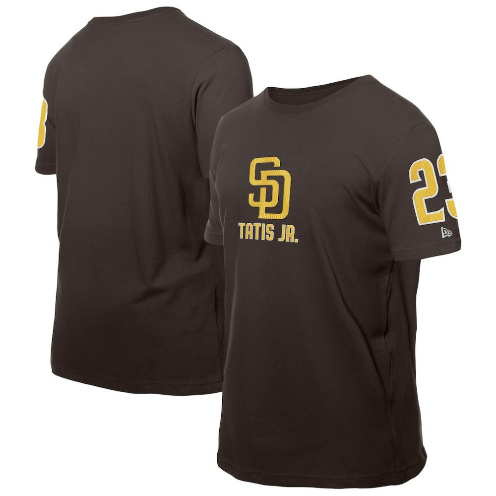 Fernando Tatis Jr. San Diego Padres New Era Design Lab Name & Number T-Shirt Sale