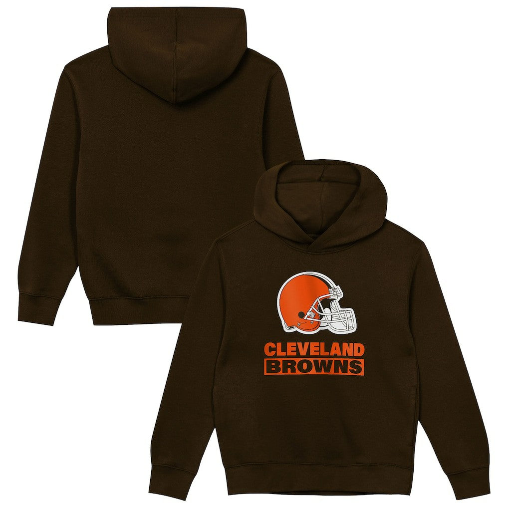Cleveland Browns Outerstuff Preschool Back to Basics Hoodie Brown - NFL