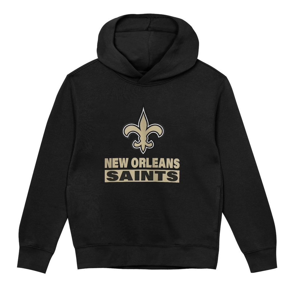 New Orleans Saints Outerstuff Preschool Back to Basics Hoodie Black - NFL