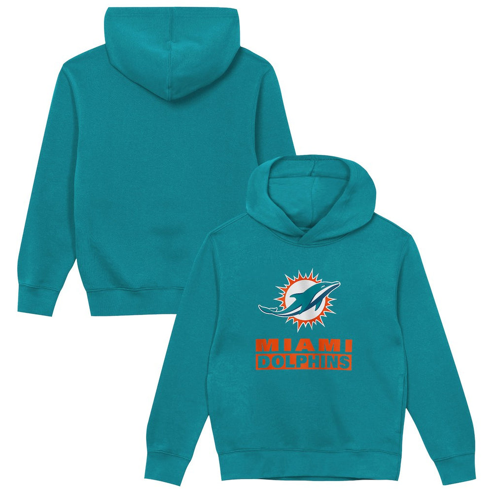 Miami Dolphins Outerstuff Preschool Back to Basics Hoodie Aqua - NFL