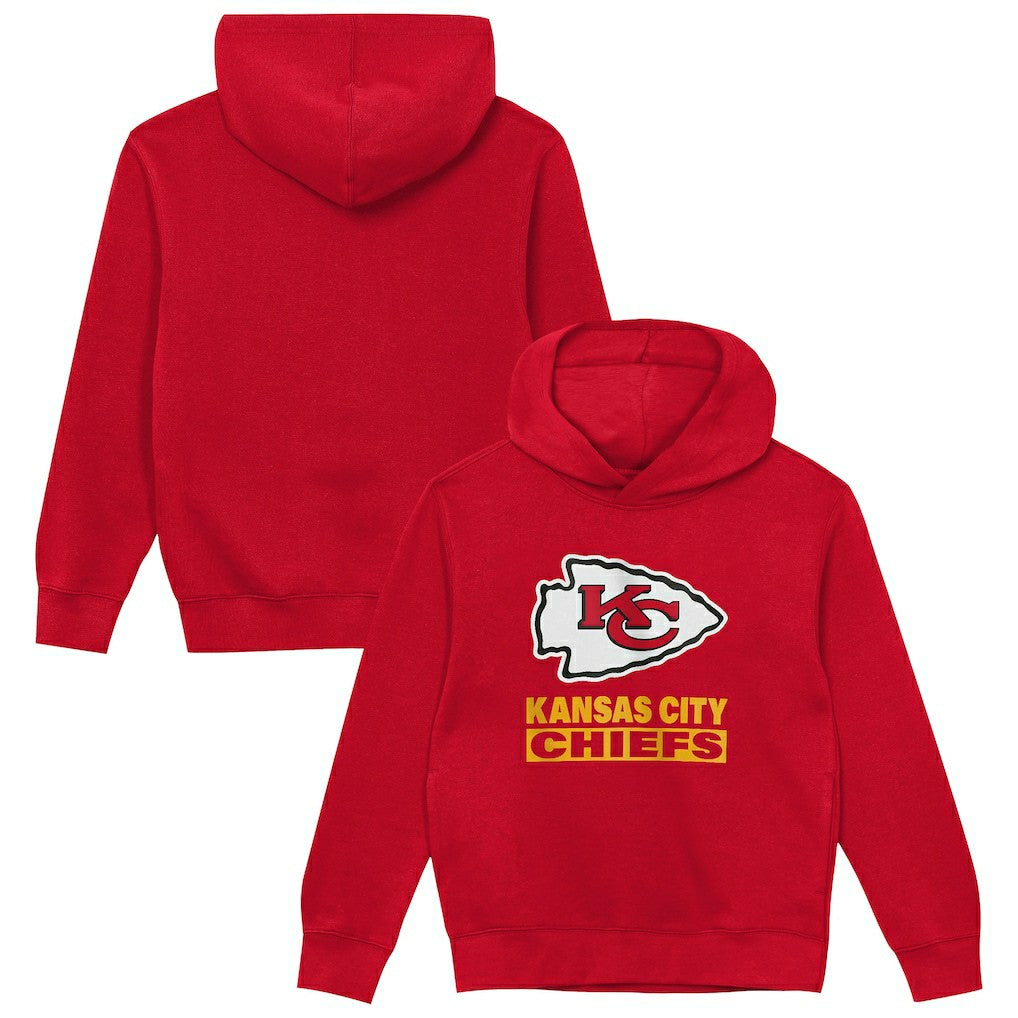 Kansas City Chiefs Outerstuff Preschool Back to Basics Hoodie Red - NFL