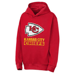 Kansas City Chiefs Outerstuff Youth Back to Basics Hoodie Red - NFL