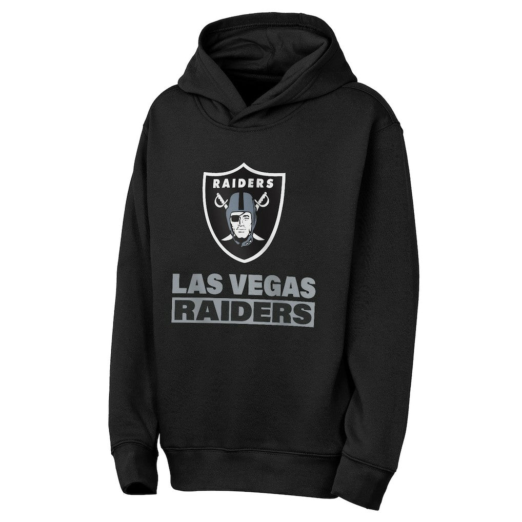 Las Vegas Raiders Outerstuff Youth Back to Basics Hoodie Black - NFL