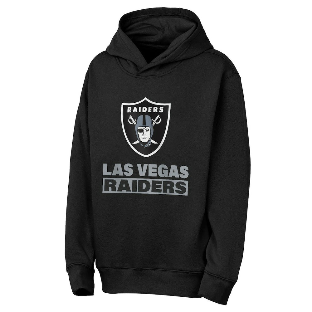 Las Vegas Raiders Outerstuff Youth Back to Basics Hoodie Black - NFL