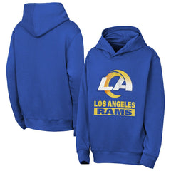 Los Angeles Rams Outerstuff Youth Back to Basics Hoodie Royal - NFL
