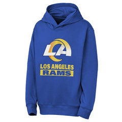 Los Angeles Rams Outerstuff Youth Back to Basics Hoodie Royal - NFL