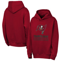 Tampa Bay Buccaneers Outerstuff Youth Back to Basics Hoodie Red - NFL