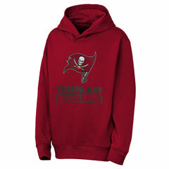 Tampa Bay Buccaneers Outerstuff Youth Back to Basics Hoodie Red - NFL