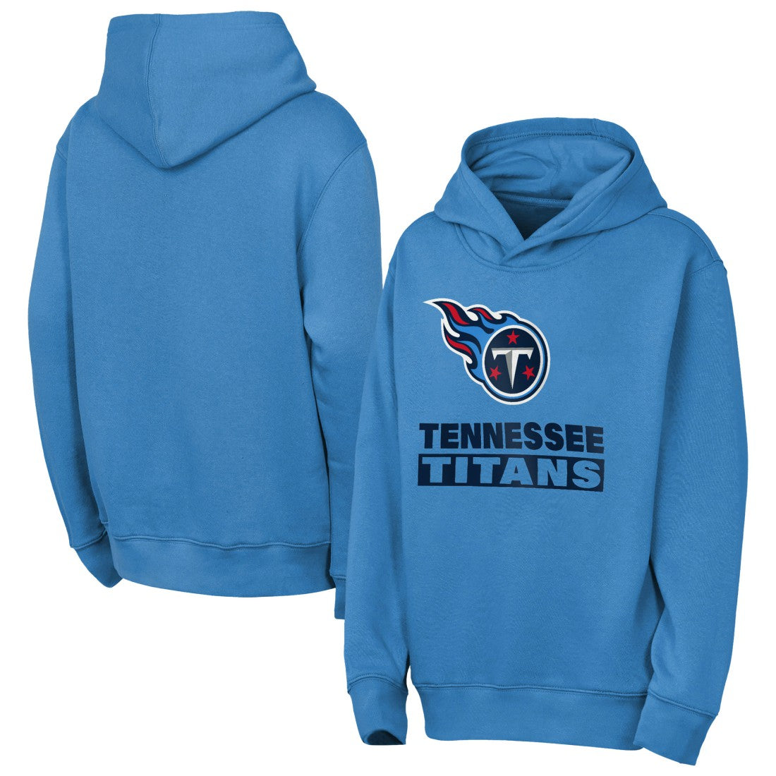 Tennessee Titans Outerstuff Youth Back to Basics Hoodie Light Blue - NFL