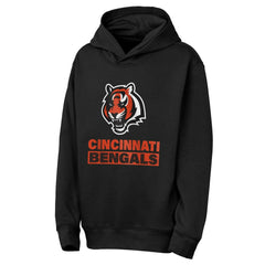 Cincinnati Bengals Outerstuff Youth Back to Basics Hoodie Black - NFL