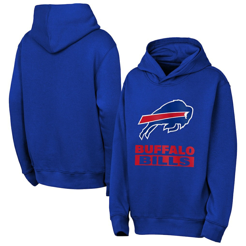Buffalo Bills Outerstuff Youth Back to Basics Hoodie Royal - NFL
