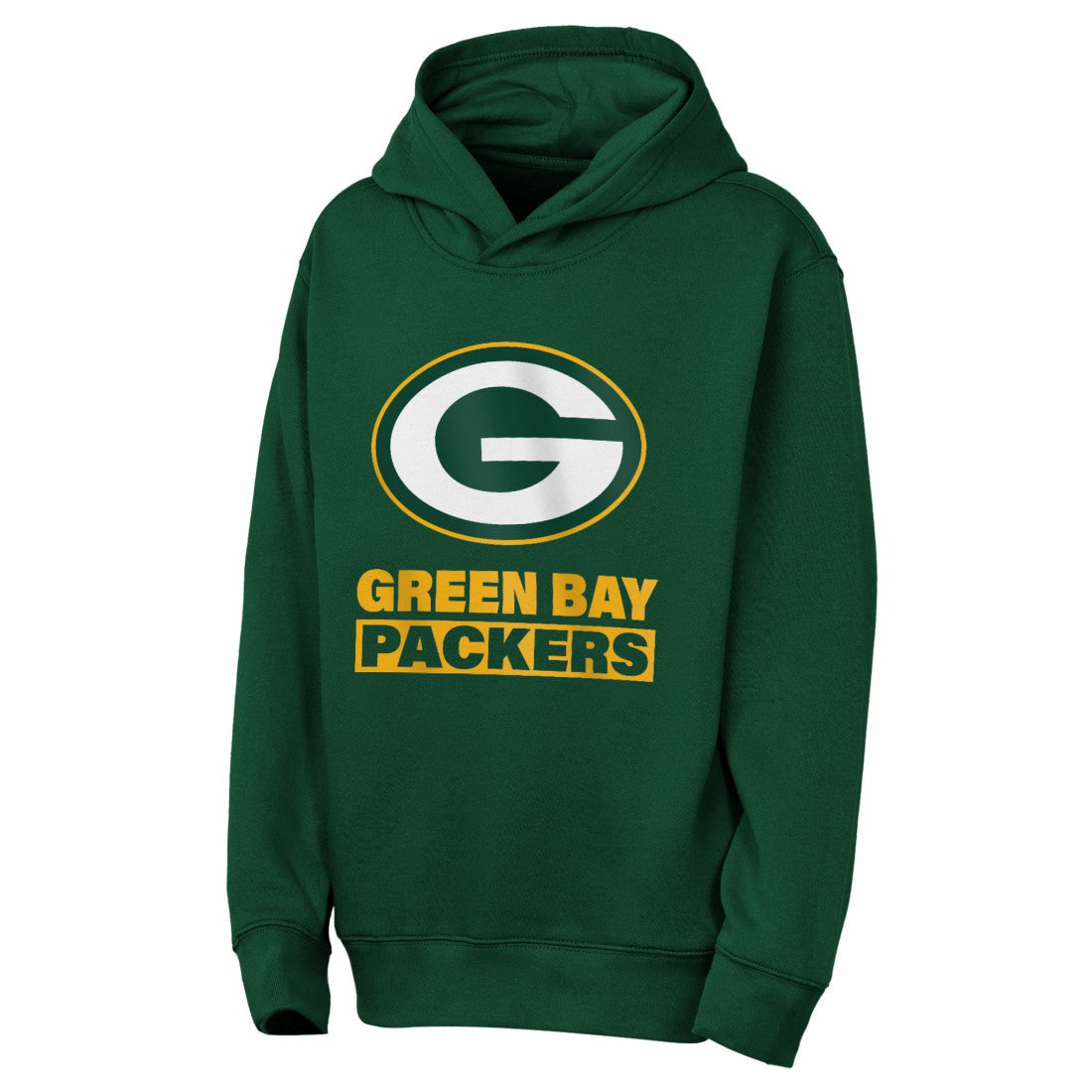 Green Bay Packers Outerstuff Youth Back to Basics Hoodie Green - NFL