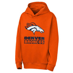 Denver Broncos Outerstuff Youth Back to Basics Hoodie Orange - NFL