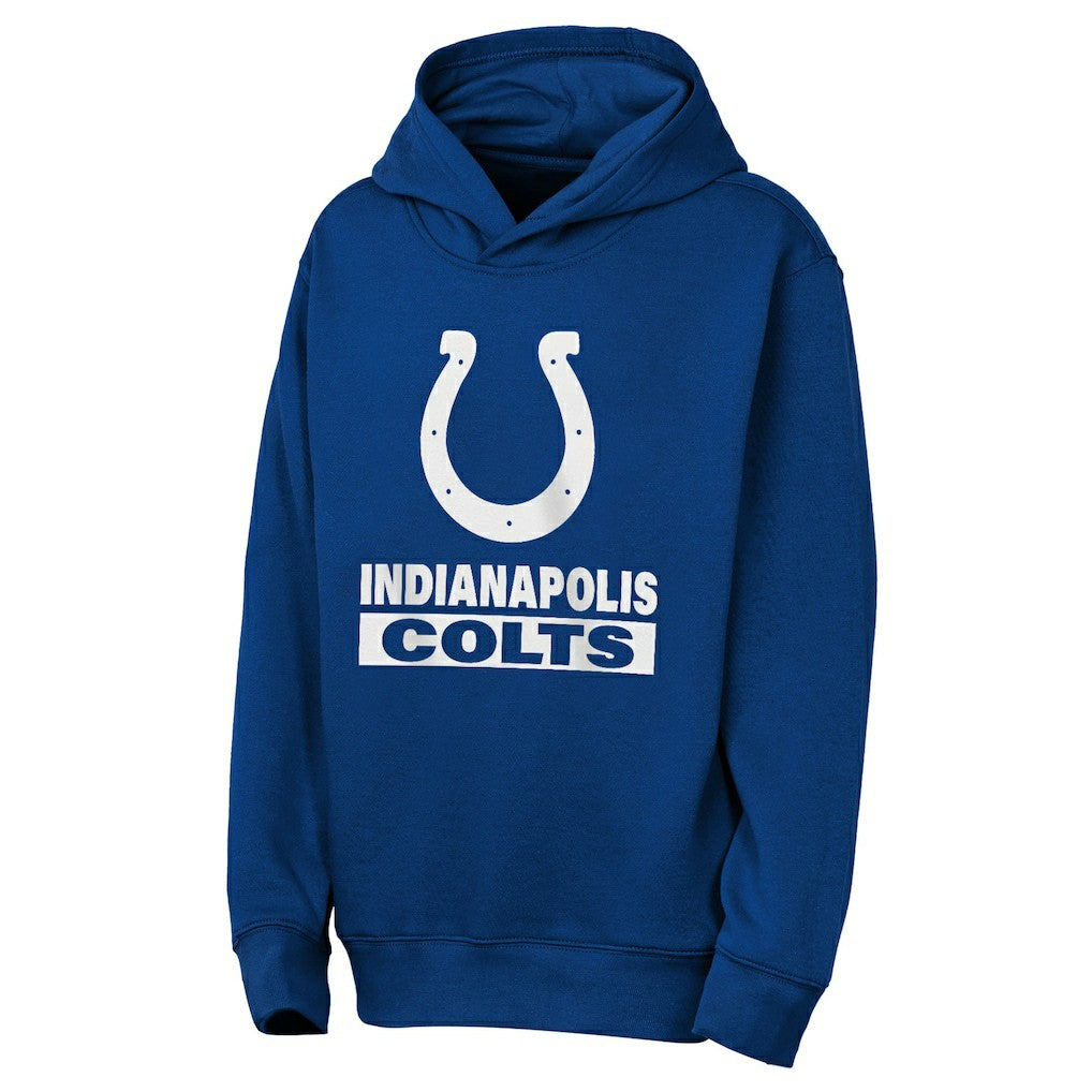 Indianapolis Colts Outerstuff Youth Back to Basics Hoodie Royal - NFL
