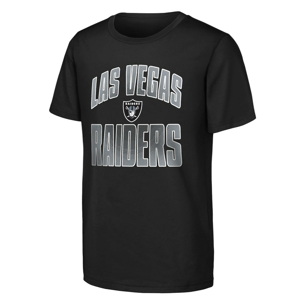 Las Vegas Raiders Outerstuff Youth Never Quit 2-Pack T-Shirt Set Black - NFL