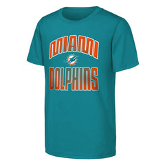 Miami Dolphins Outerstuff Youth Never Quit 2-Pack T-Shirt Set Aqua - NFL