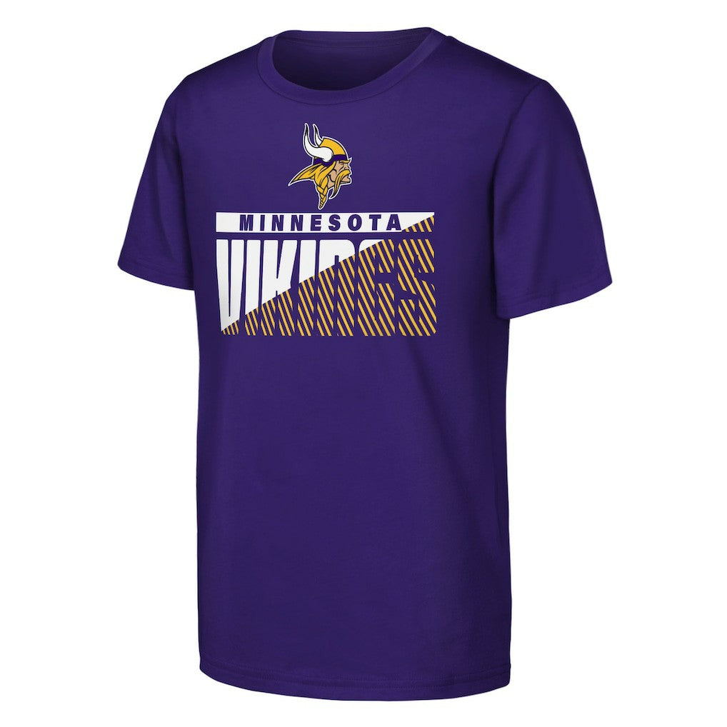 Minnesota Vikings Outerstuff Youth Never Quit 2-Pack T-Shirt Set Purple - NFL
