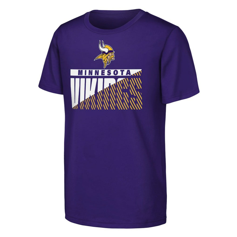 Minnesota Vikings Outerstuff Youth Never Quit 2-Pack T-Shirt Set Purple - NFL