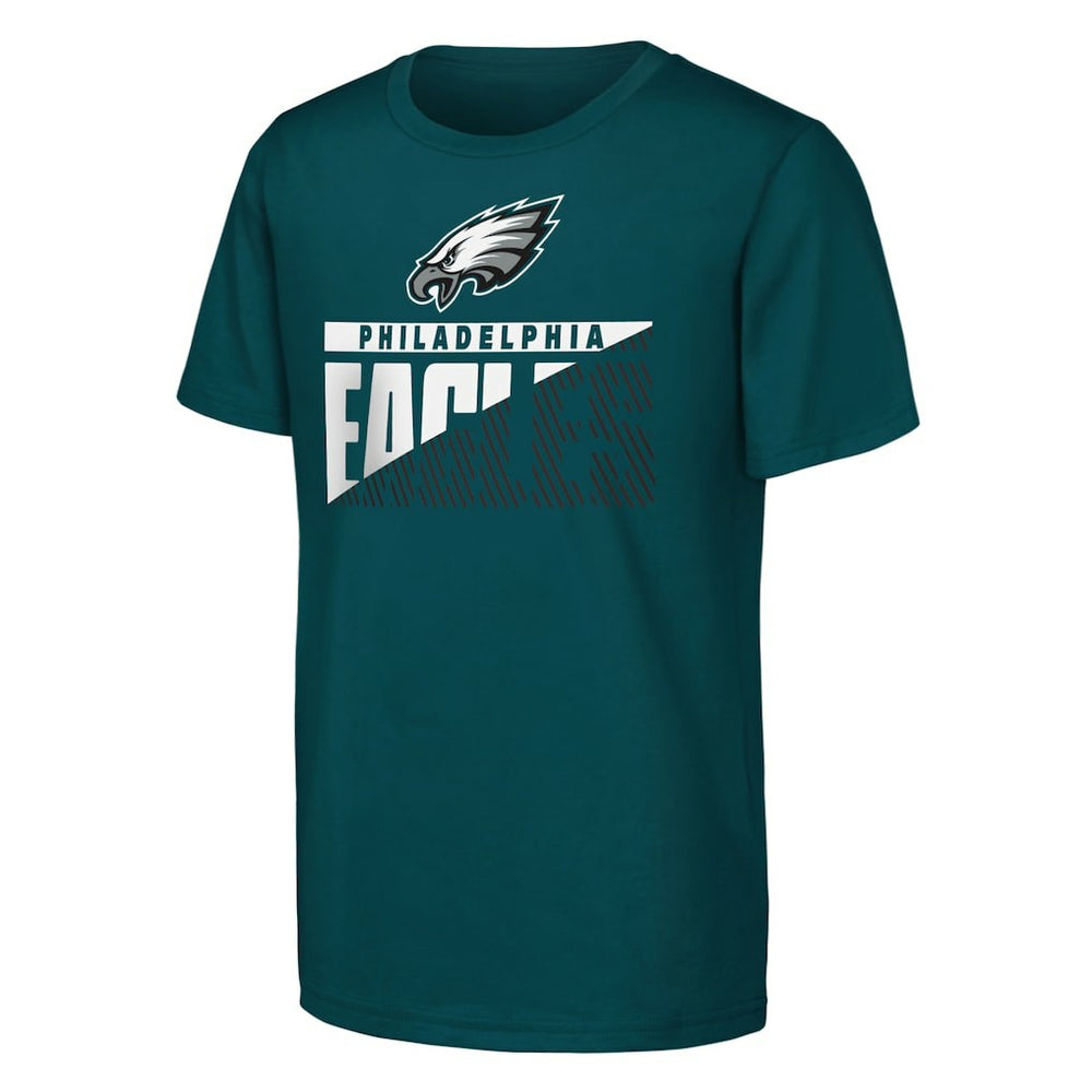 Philadelphia Eagles Outerstuff Youth Never Quit 2-Pack T-Shirt Set Midnight Green - NFL