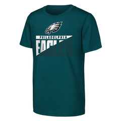 Philadelphia Eagles Outerstuff Youth Never Quit 2-Pack T-Shirt Set Midnight Green - NFL