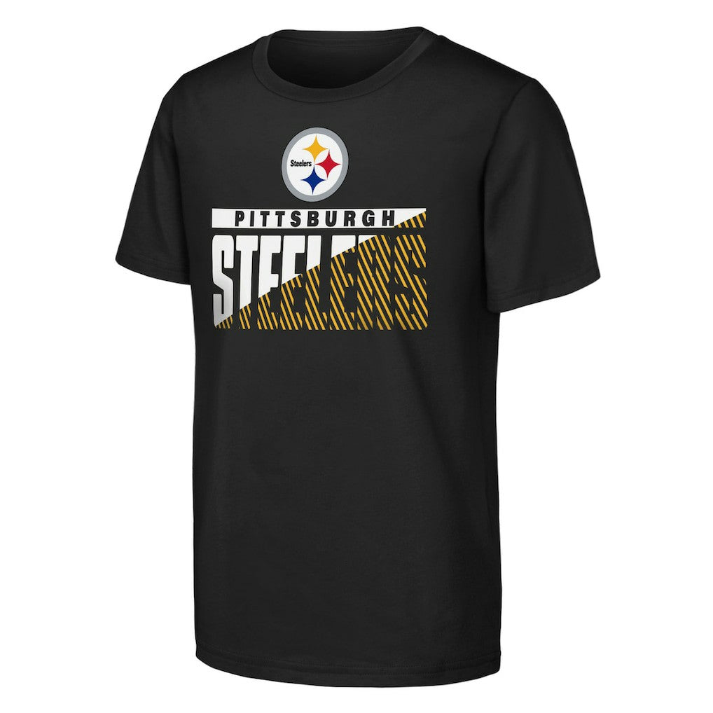 Pittsburgh Steelers Outerstuff Youth Never Quit 2-Pack T-Shirt Set Black - NFL