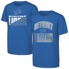 Detroit Lions Outerstuff Youth Never Quit 2-Pack T-Shirt Set Blue - NFL