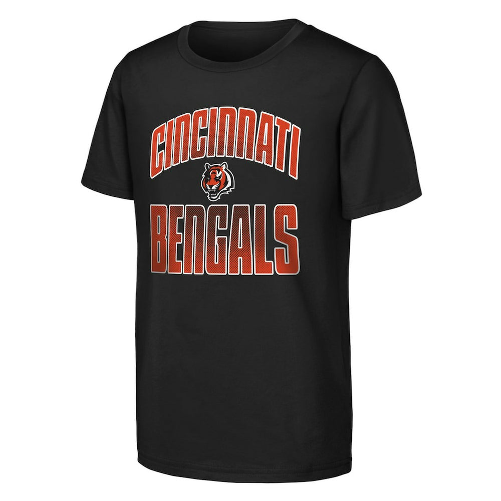 Cincinnati Bengals Outerstuff Youth Never Quit 2-Pack T-Shirt Set Black - NFL
