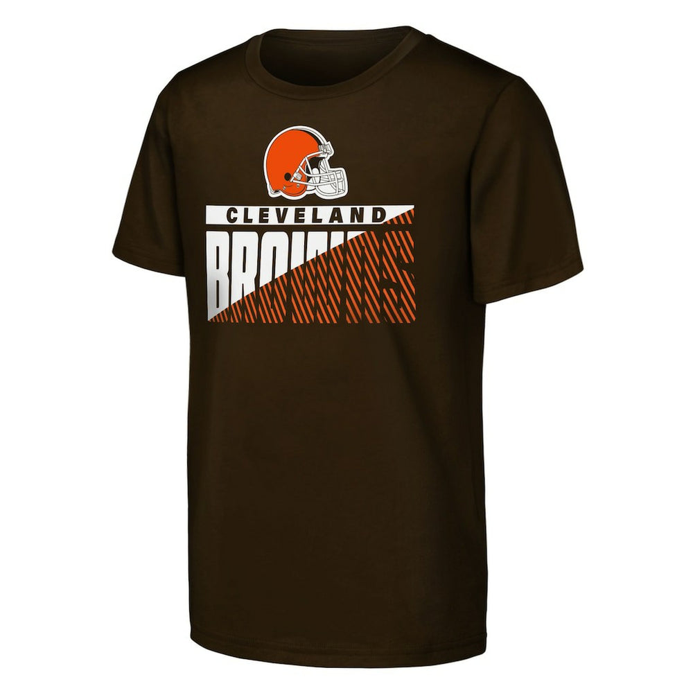 Cleveland Browns Outerstuff Youth Never Quit 2-Pack T-Shirt Set Brown - NFL