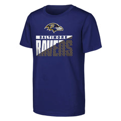 Baltimore Ravens Outerstuff Youth Never Quit 2-Pack T-Shirt Set Purple - NFL