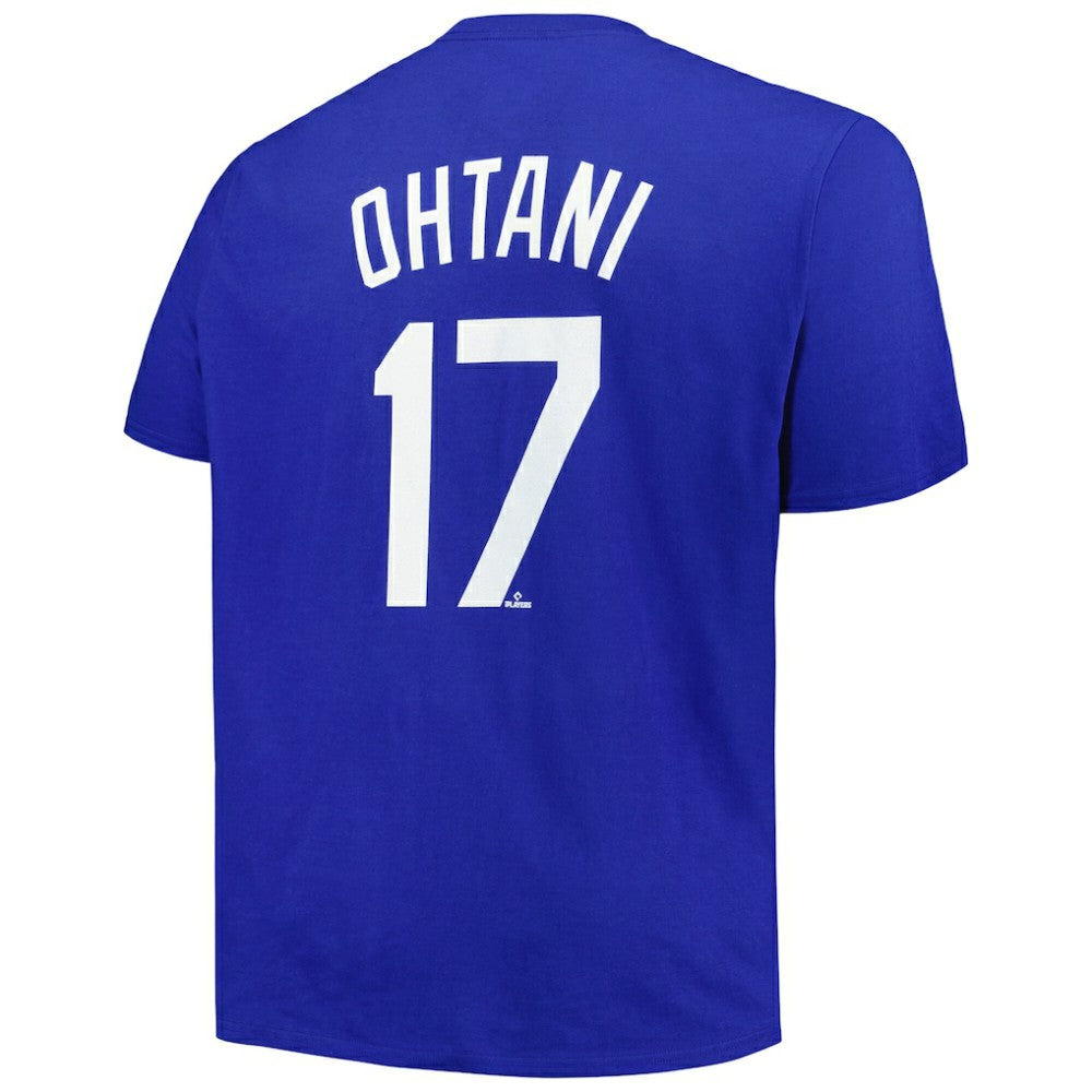 Shohei Ohtani Los Angeles Dodgers Profile Big & Tall Name & Number T-Shirt Near Me