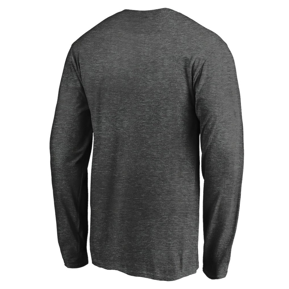 Dallas Stars - Fanatics Logo Long Sleeve T-Shirt Charcoal