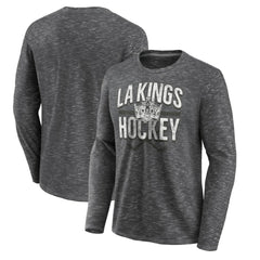 Los Angeles Kings - Fanatics Logo Long Sleeve T-Shirt Charcoal
