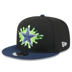Dallas Cowboys New Era Nickelodeon Slime 9FIFTY Snapback Hat Black/Navy - NFL