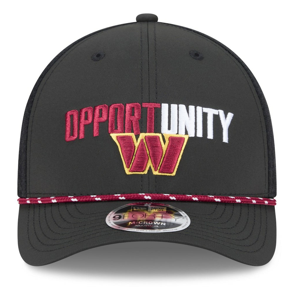 Washington Commanders New Era 2025 Inspire Change 9FORTY M-Crown Adjustable Hat Black - NFL