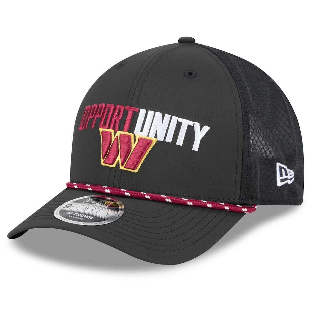 Washington Commanders New Era 2025 Inspire Change 9FORTY M-Crown Adjustable Hat Black - NFL