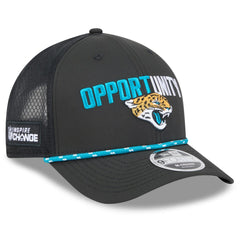 Jacksonville Jaguars New Era 2025 Inspire Change 9FORTY M-Crown Adjustable Hat Black - NFL