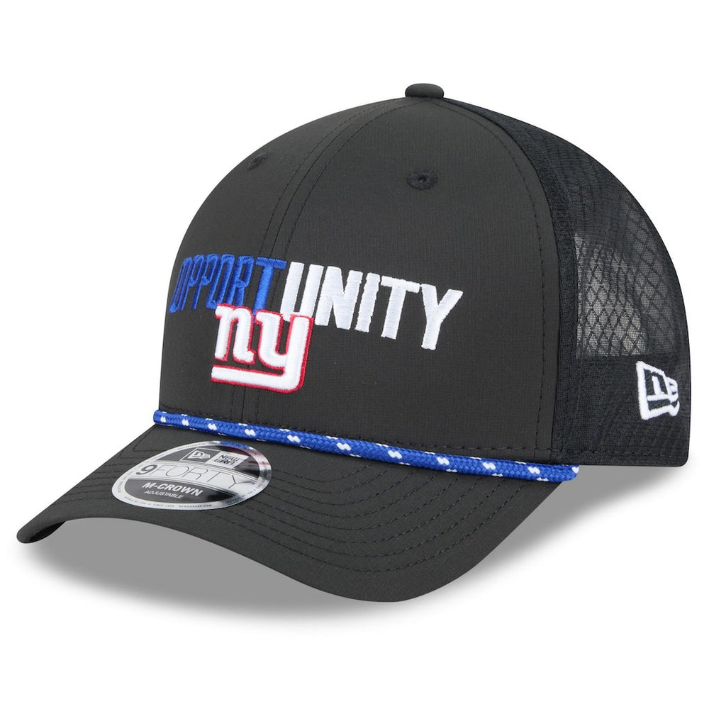 New York Giants New Era 2025 Inspire Change 9FORTY M-Crown Adjustable Hat Black - NFL
