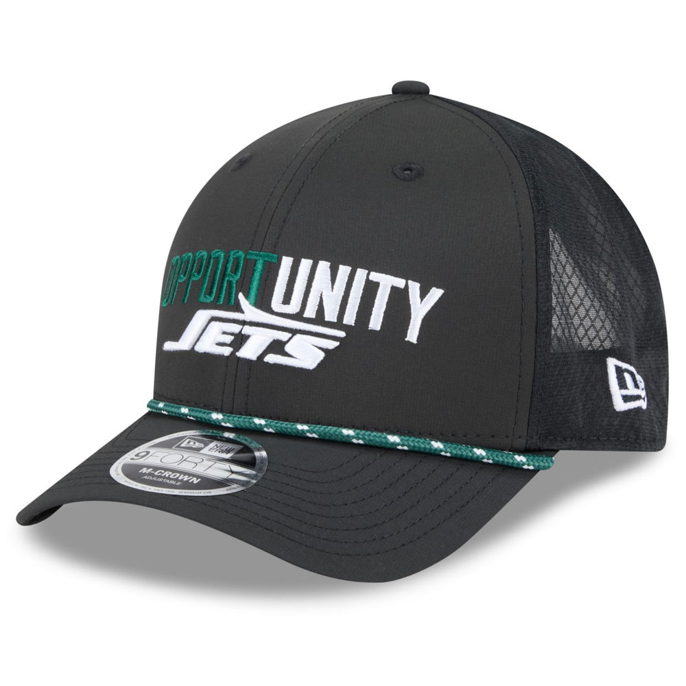 New York Jets New Era 2025 Inspire Change 9FORTY M-Crown Adjustable Hat Black - NFL