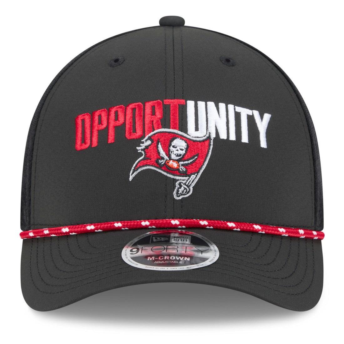 Tampa Bay Buccaneers New Era 2025 Inspire Change 9FORTY M-Crown Adjustable Hat Black - NFL