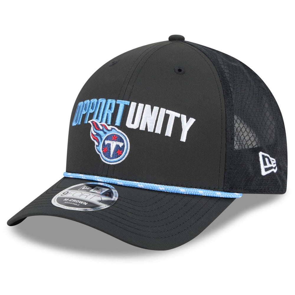 Tennessee Titans New Era 2025 Inspire Change 9FORTY M-Crown Adjustable Hat Black - NFL