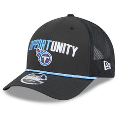 Tennessee Titans New Era 2025 Inspire Change 9FORTY M-Crown Adjustable Hat Black - NFL