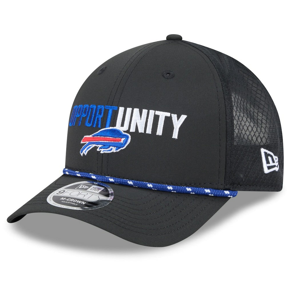 Buffalo Bills New Era 2025 Inspire Change 9FORTY M-Crown Adjustable Hat Black - NFL