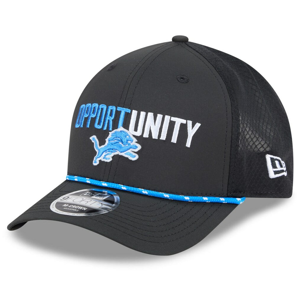 Detroit Lions New Era 2025 Inspire Change 9FORTY M-Crown Adjustable Hat Black - NFL