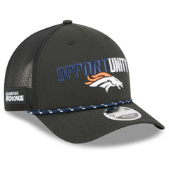 Denver Broncos New Era 2025 Inspire Change 9FORTY M-Crown Adjustable Hat Black - NFL