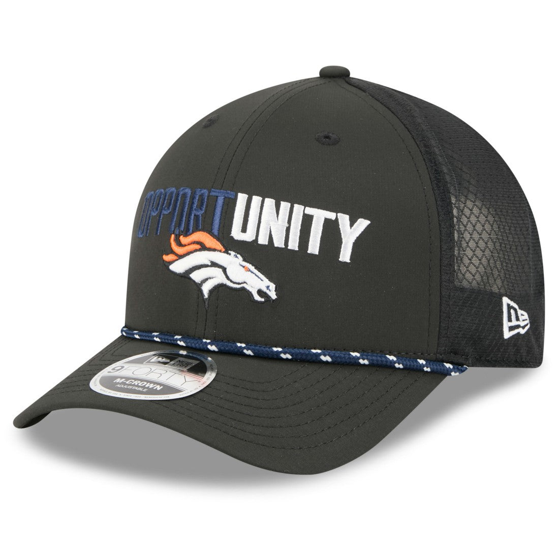 Denver Broncos New Era 2025 Inspire Change 9FORTY M-Crown Adjustable Hat Black - NFL